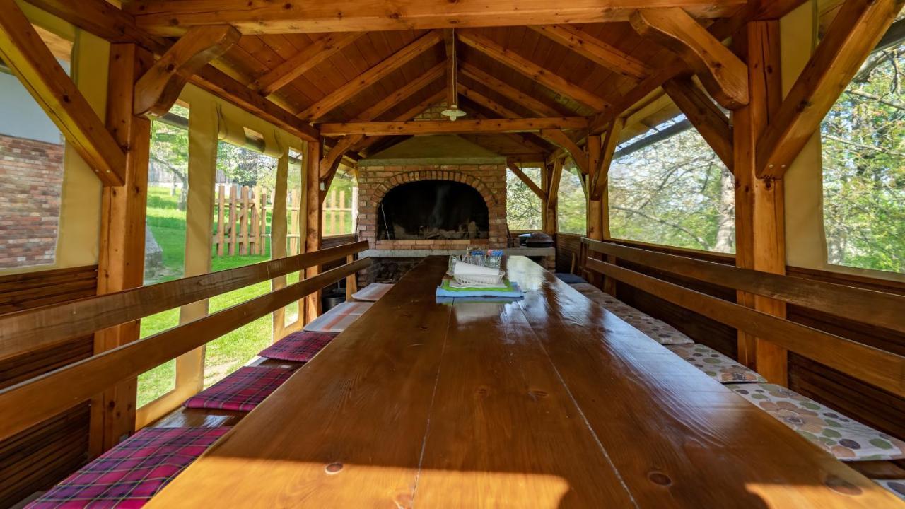 Holiday Home "Sleme" With Jacuzzi, Big Garden And Arbor With Fireplace Skrad Zewnętrze zdjęcie